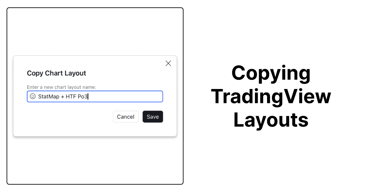 Copier des layouts TradingView